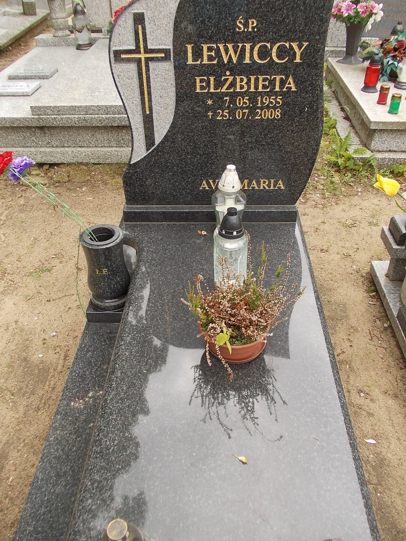 Grób Elżbieta Lewicka