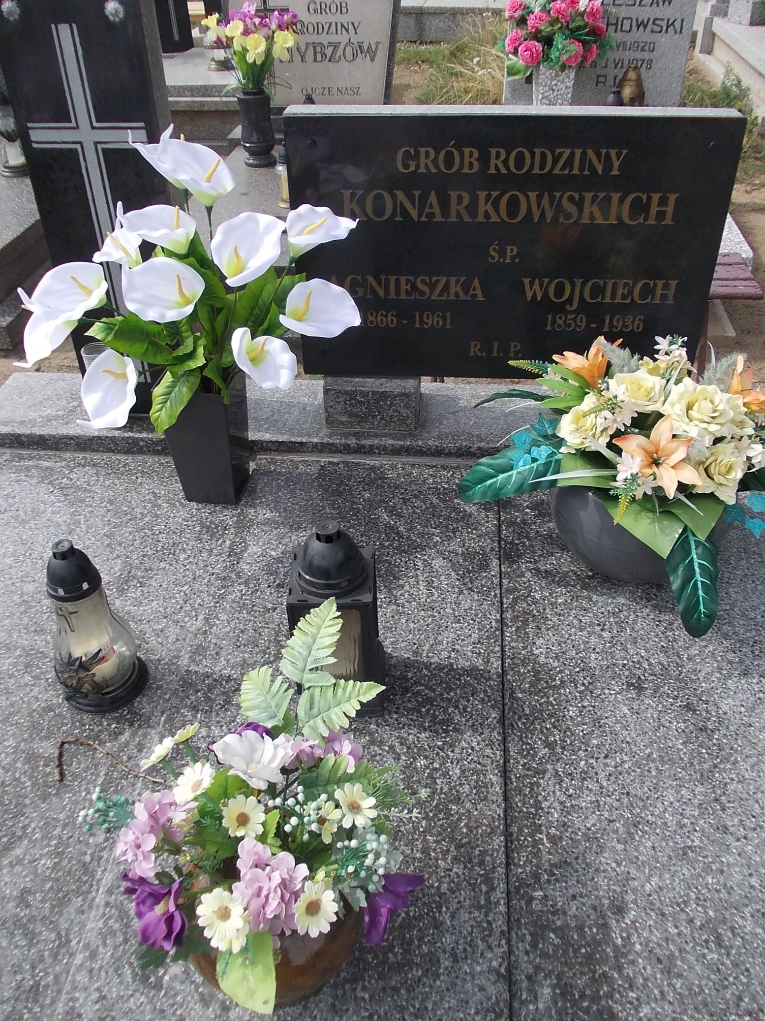 Agnieszka Konarkowska 1865 Gniezno Fara - Grobonet - Wyszukiwarka osób pochowanych