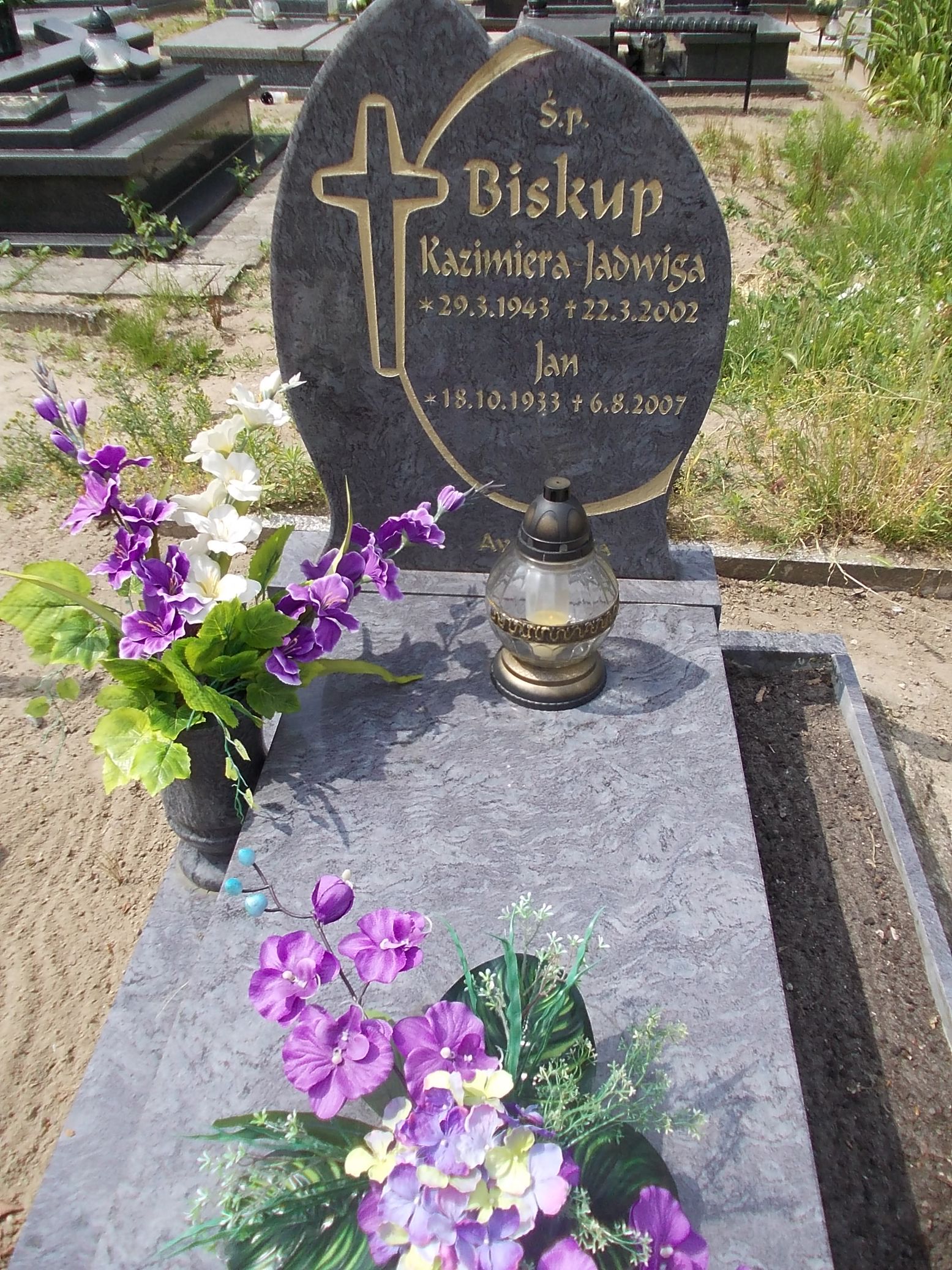 Grób Kazimiera Jadwiga Biskup