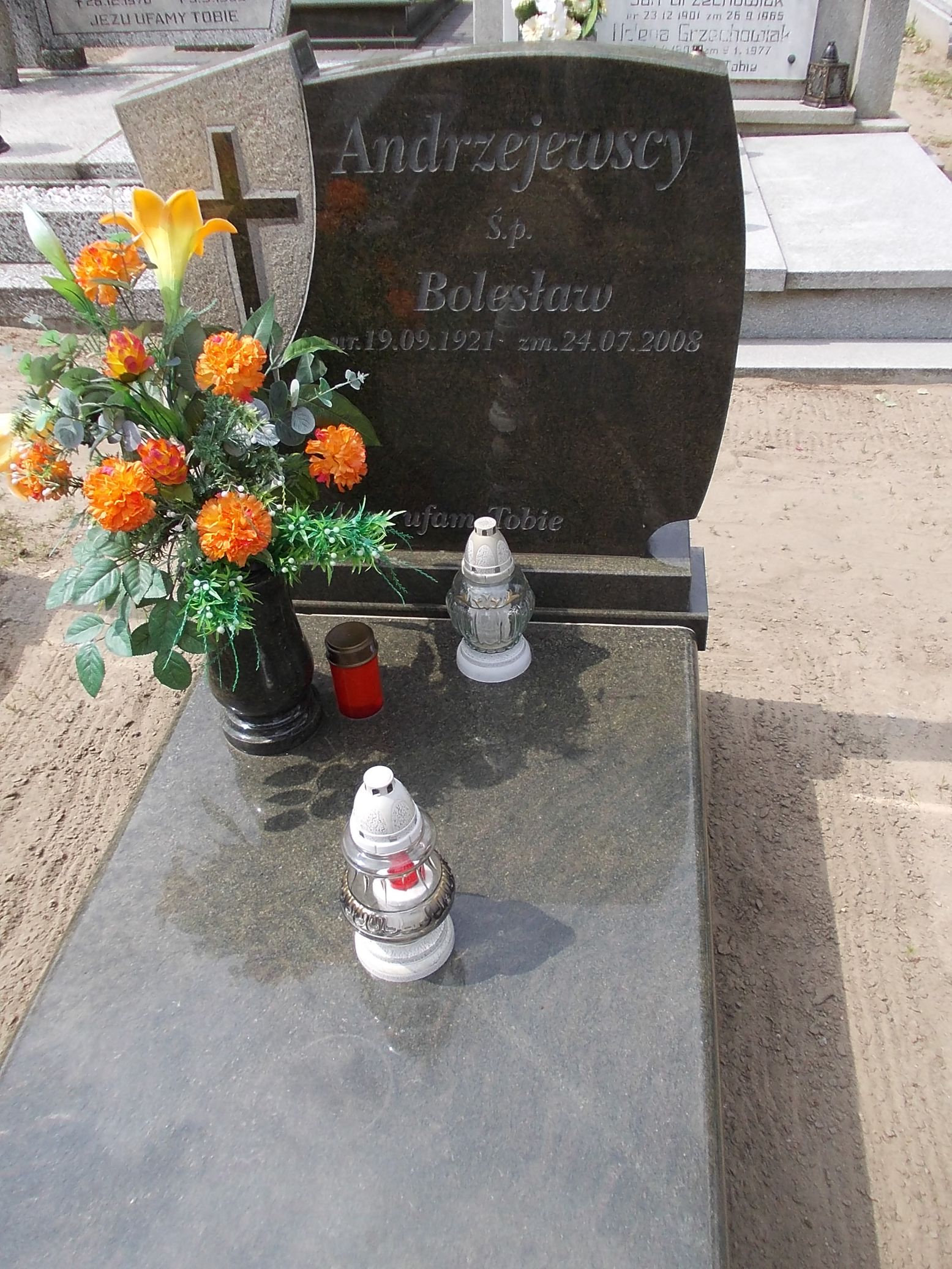 Bolesław Andrzejewski 1921 Gniezno Fara - Grobonet - Wyszukiwarka osób pochowanych