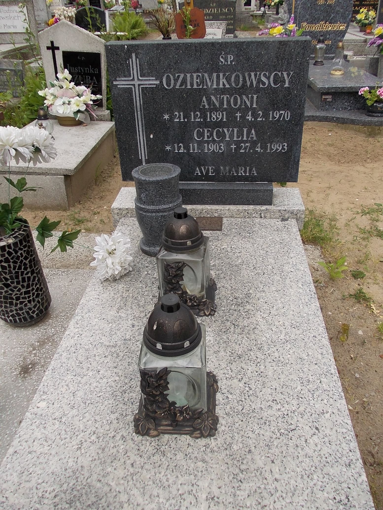 Antoni Oziemkowski 1891 Gniezno Fara - Grobonet - Wyszukiwarka osób pochowanych