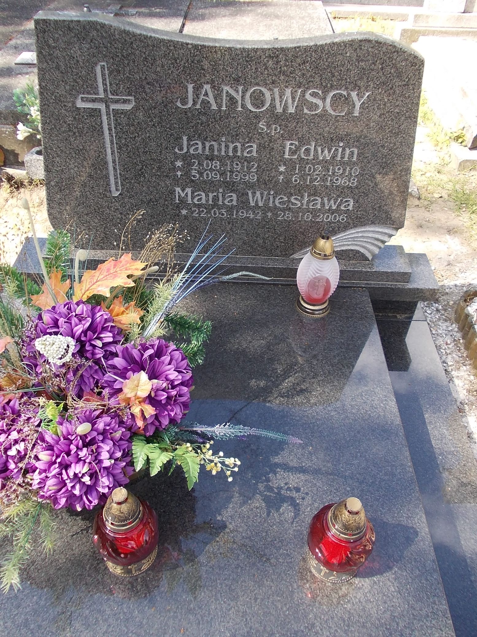 Janina Janowska 1912 Gniezno Fara - Grobonet - Wyszukiwarka osób pochowanych