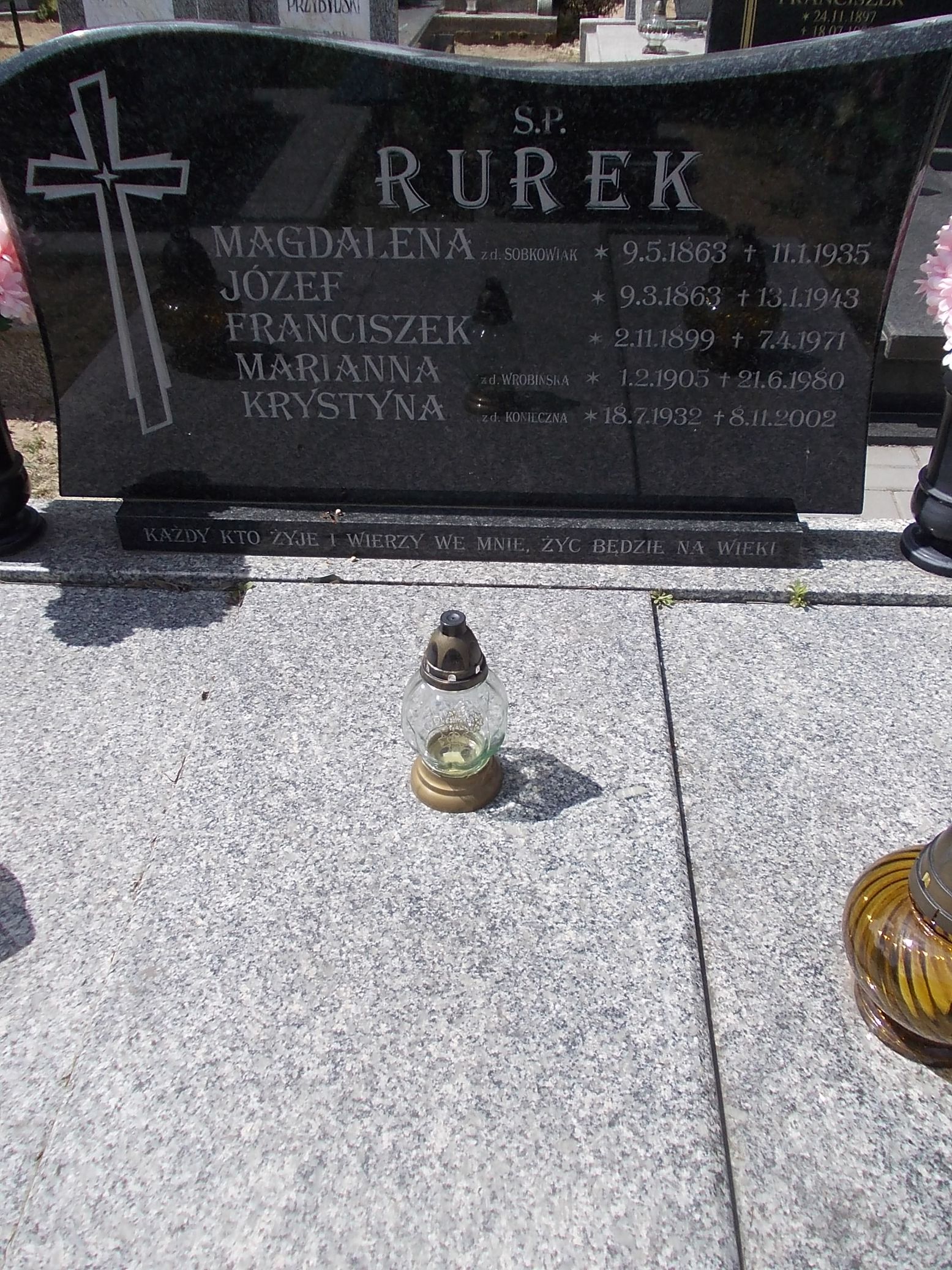 Grób Marianna Rurek