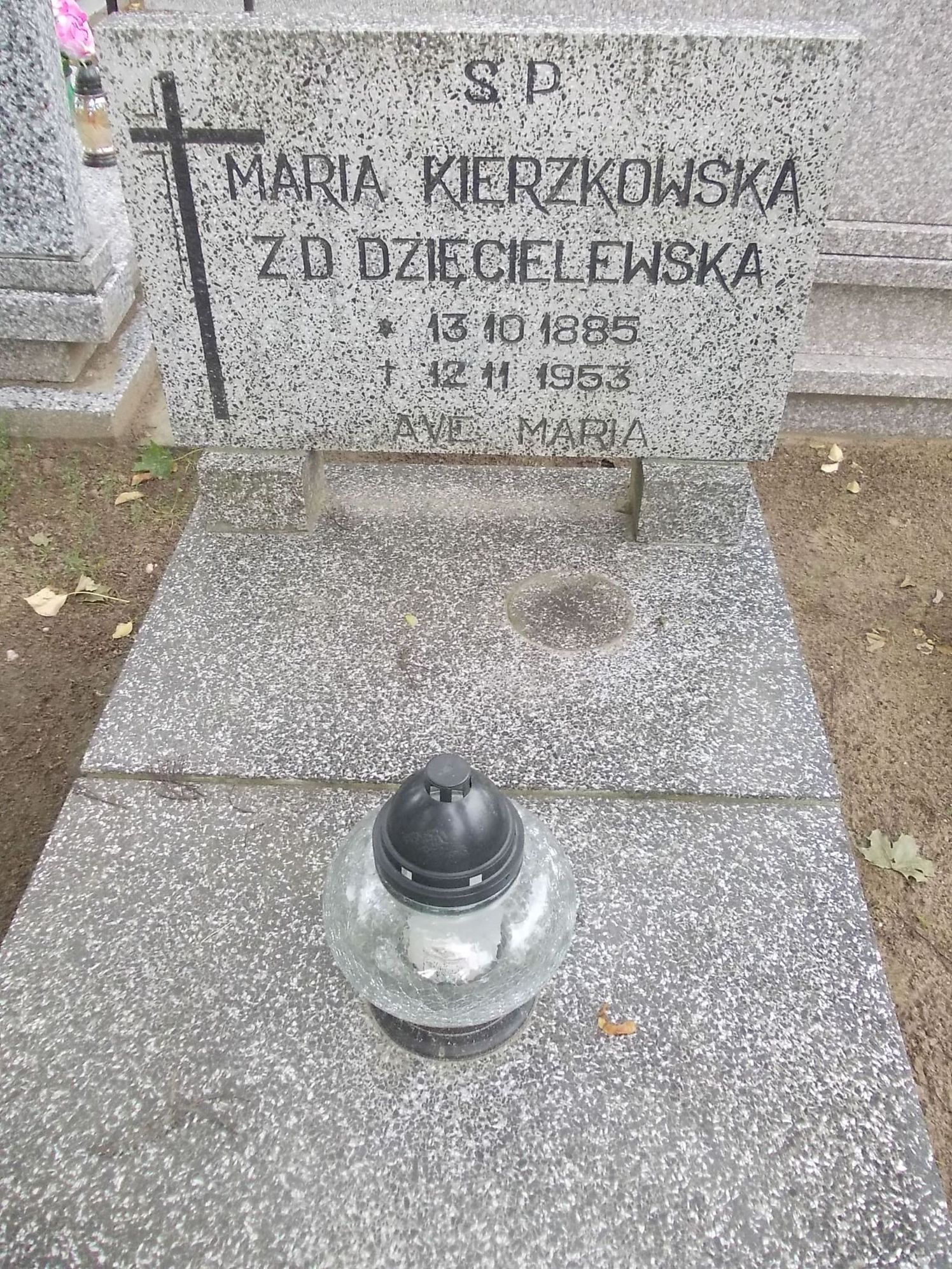 Maria Kierzkowska 1885 Gniezno Fara - Grobonet - Wyszukiwarka osób pochowanych