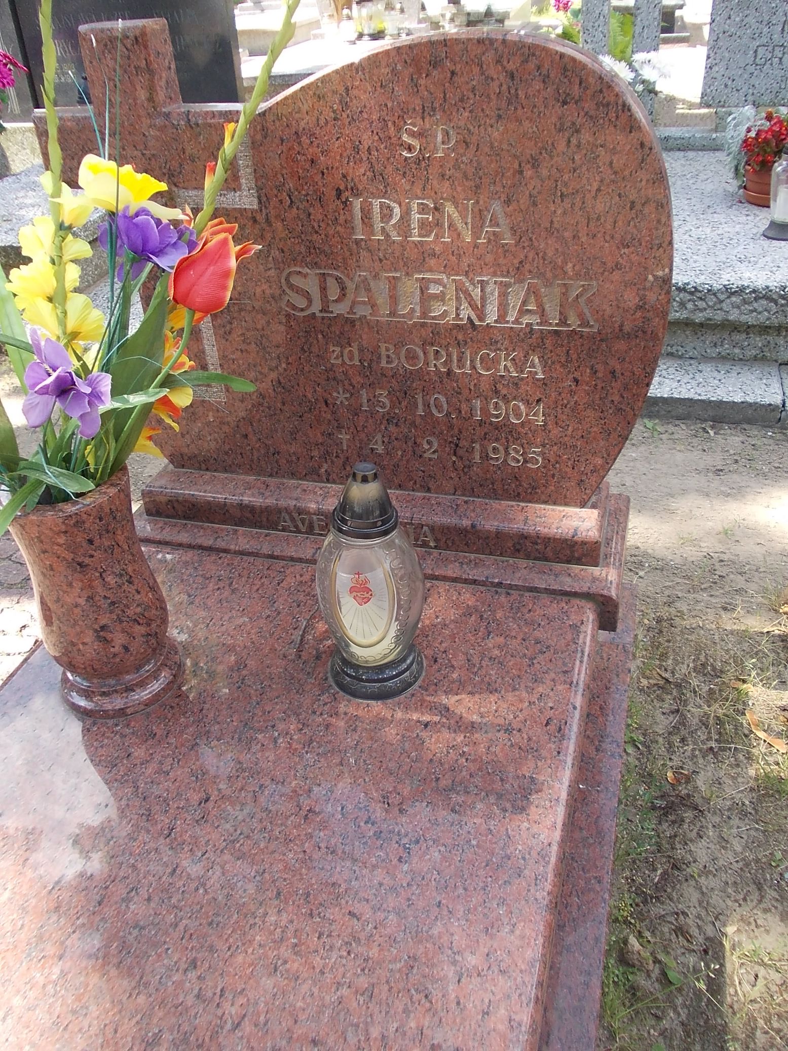Grób Irena Spaleniak