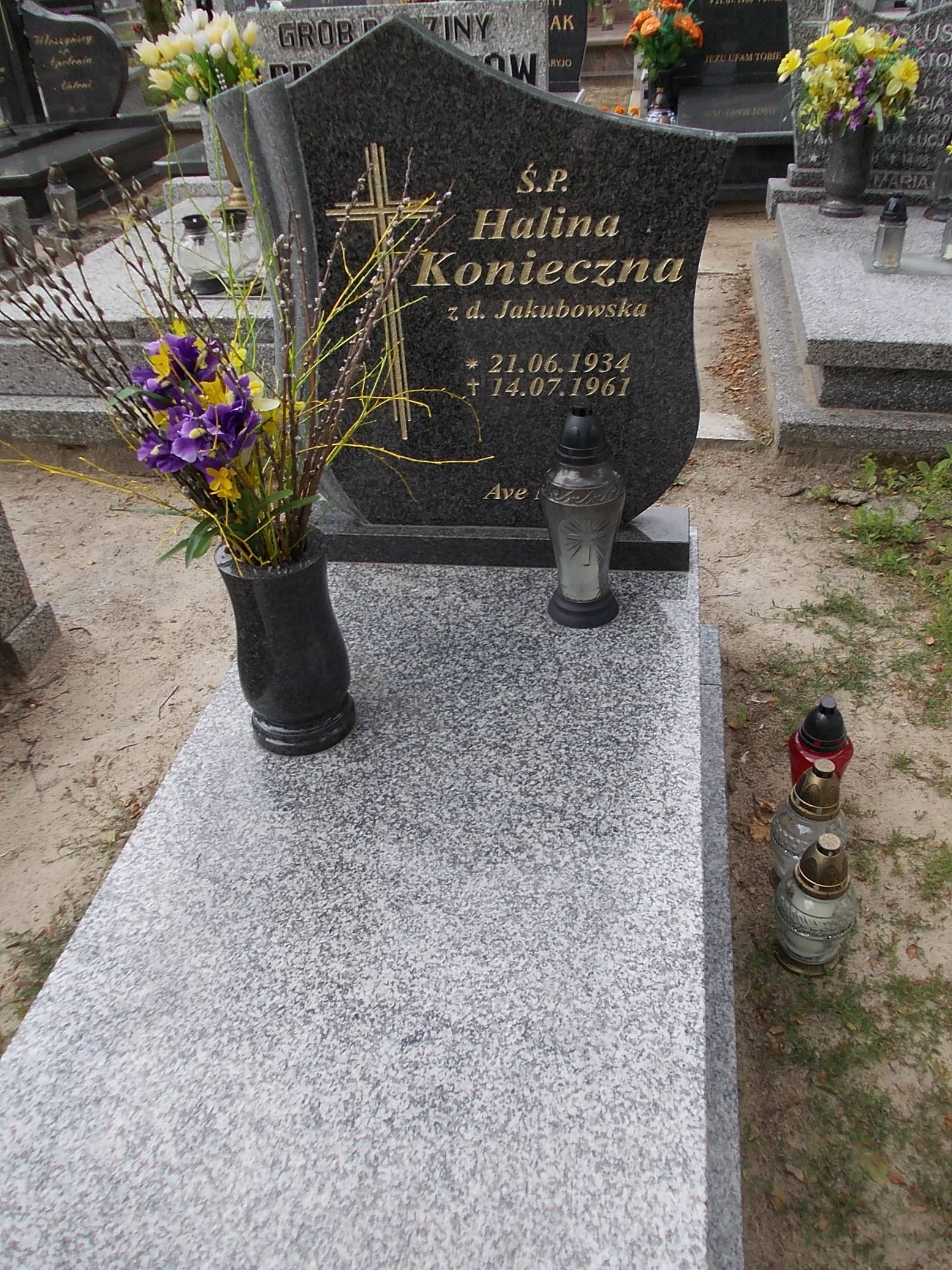 Grób Halina Konieczna
