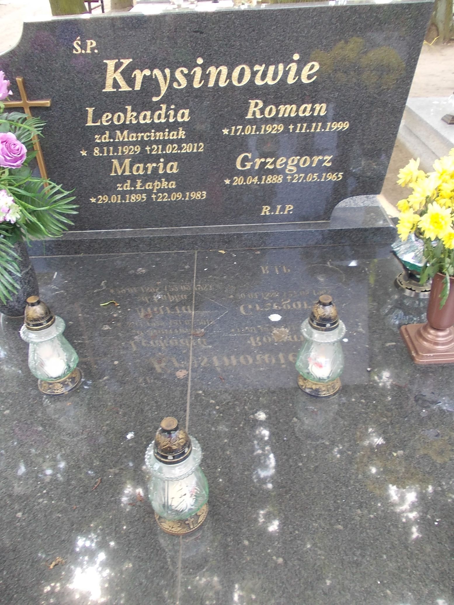 Grzegorz Krysin 1888 Gniezno Fara - Grobonet - Wyszukiwarka osób pochowanych