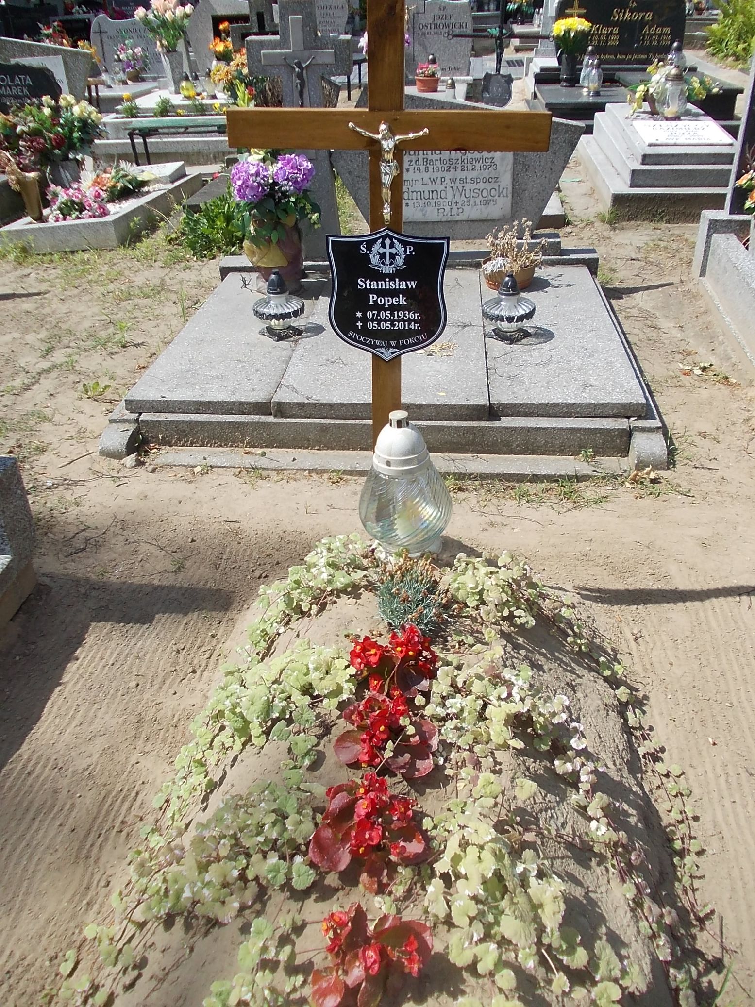 Grób Stanisław Popek