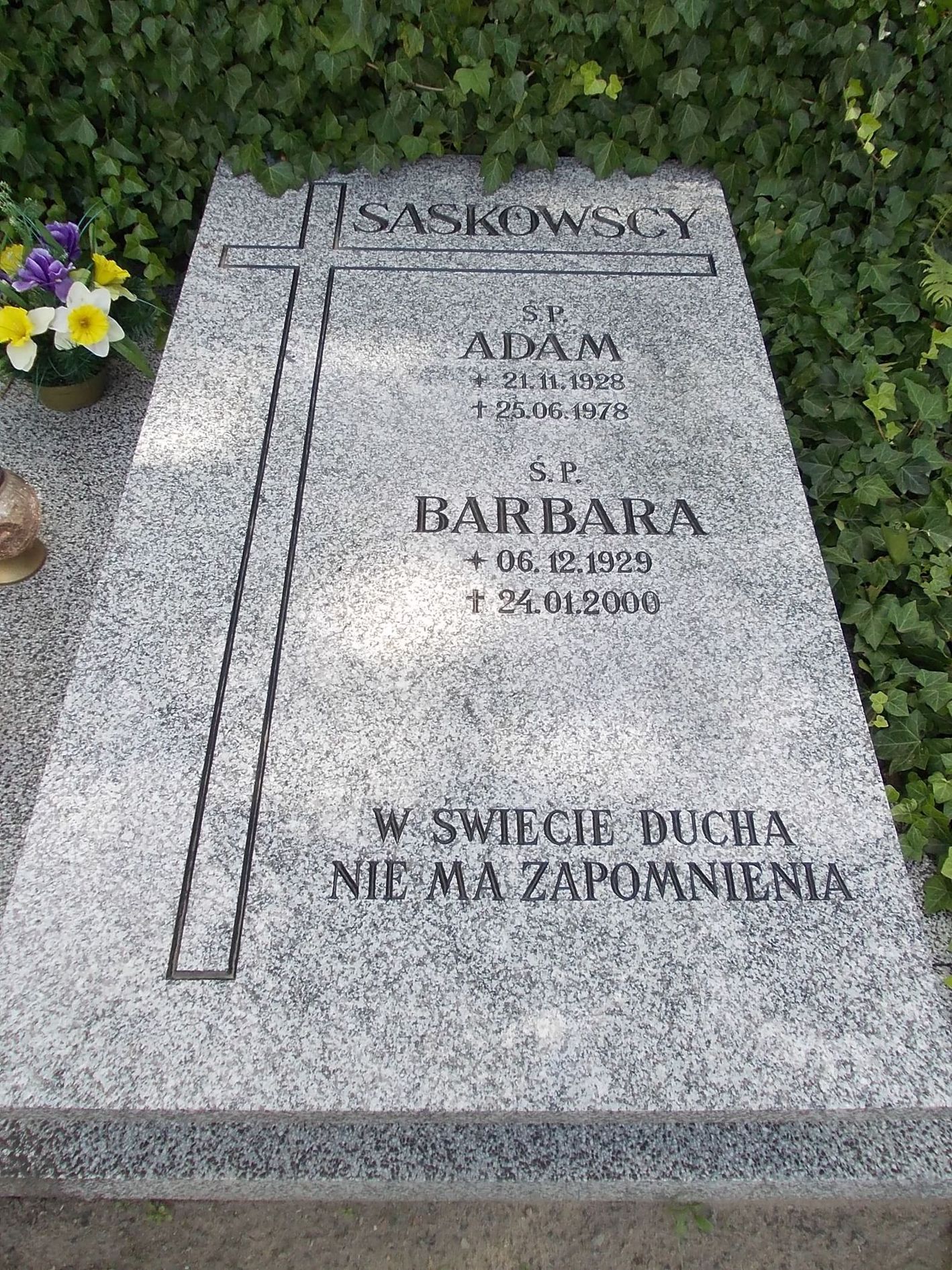 Adam Saskowski 1928 Gniezno Fara - Grobonet - Wyszukiwarka osób pochowanych